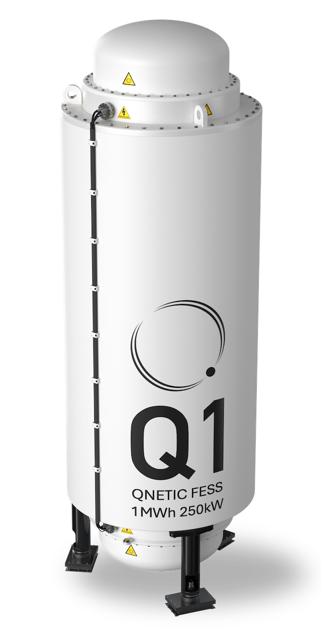 Qnetic Q1 flywheel storage unit